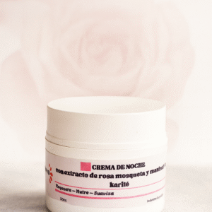 Crema de Noche Manteca de carite, Rosa mosqueta