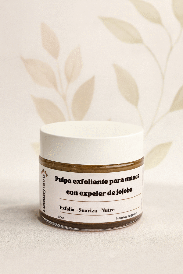 Pulpa exfoliante para manos Expeler de Jojoba
